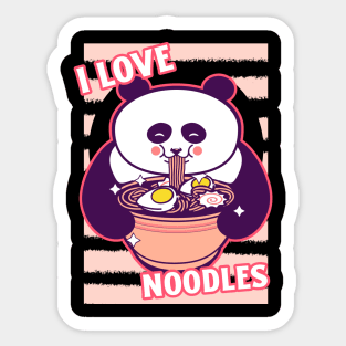 banda love ramen Sticker